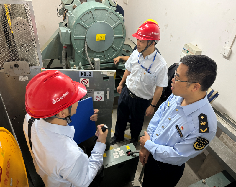 广东省特检院佛山检测院联合开展运动员酒店电梯安全专项保障行动